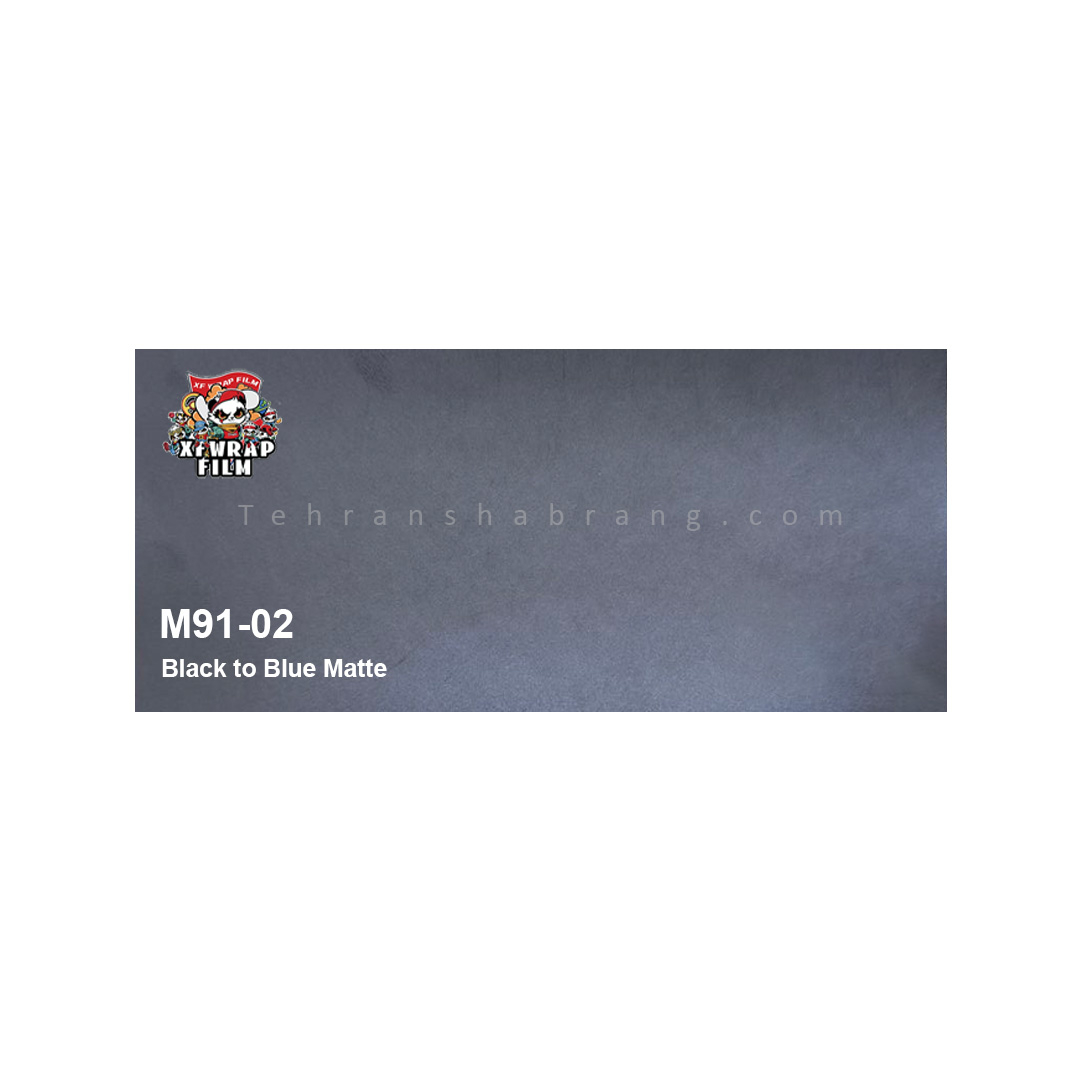  کاوربدنه مشکی-آبی مات کد M91-02 برند اکس اف XF 