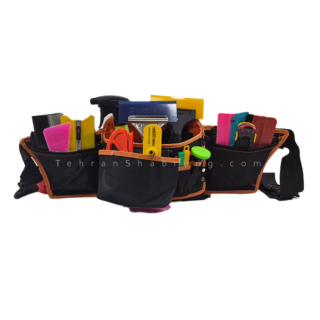  کیف کمری مخصوص ابزار نصب رنگ مشکی 